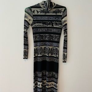 Jean Paul Gaultier vintage longsleeve turtle dress
